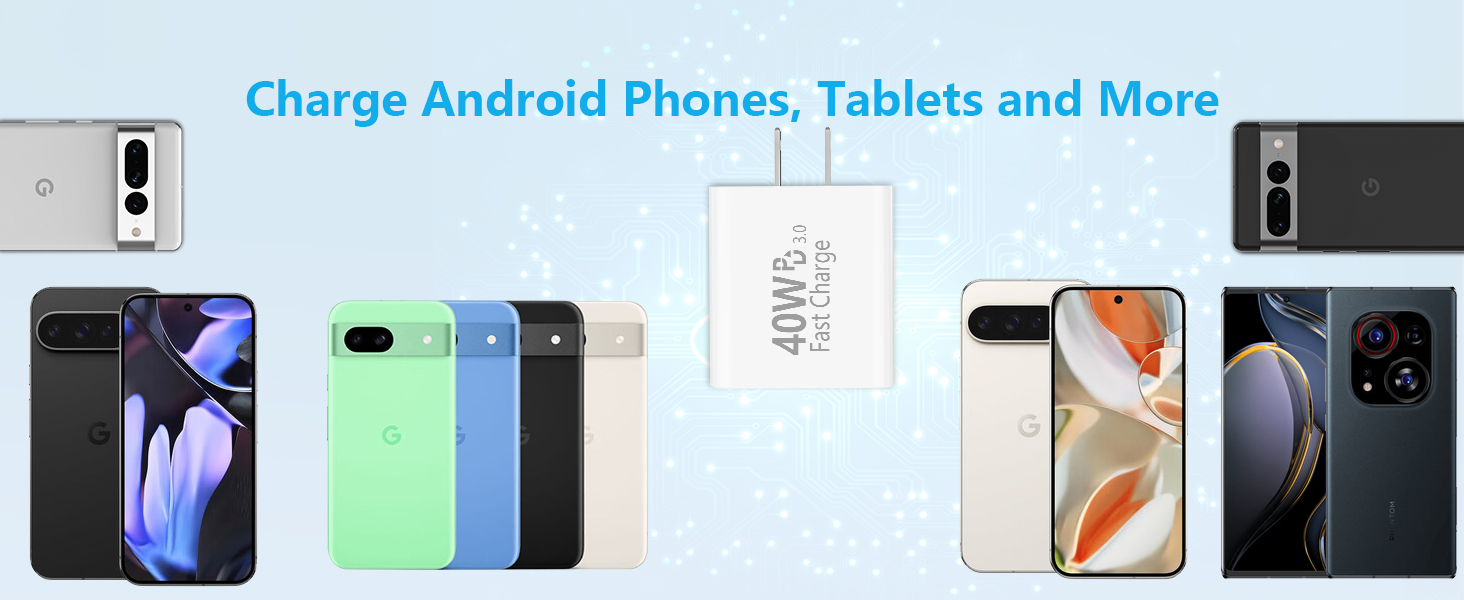 MFi Certified 2Pack 40W Dynamic Power Adapter USB C Charger Block Type C Wall Charger for iPhone 17