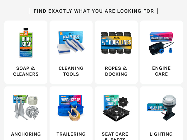 boat supplies and boat accessories and pontoon supplies