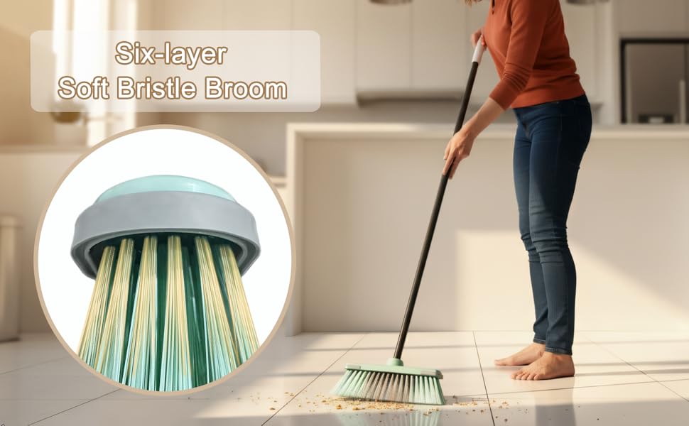 Indoor Broom Soft Bristle Brooms