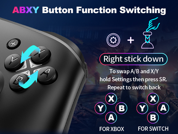 ABXY Button Function Switch