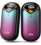 Hand Warmers Rechargeable - Electric Hand Warmer Rechargeable 2 Pack, LED Digital Display, 4 Heat...