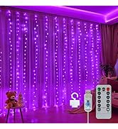 300LED Fairy Curtain Lights 9.8ft x 9.8ft LED Dimmable Twinkle Lights with Remote and Timer USB P...