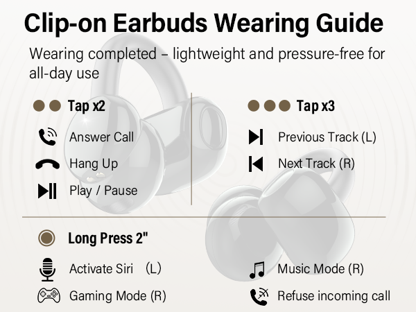 open earbuds