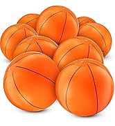 Bedwina Inflatable Basketballs (pack Of 12) 16-inch, Beach Balls Bulk For Pool Beach Toys &amp; Baske...