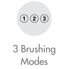 3 brushing modes electric toothbrush