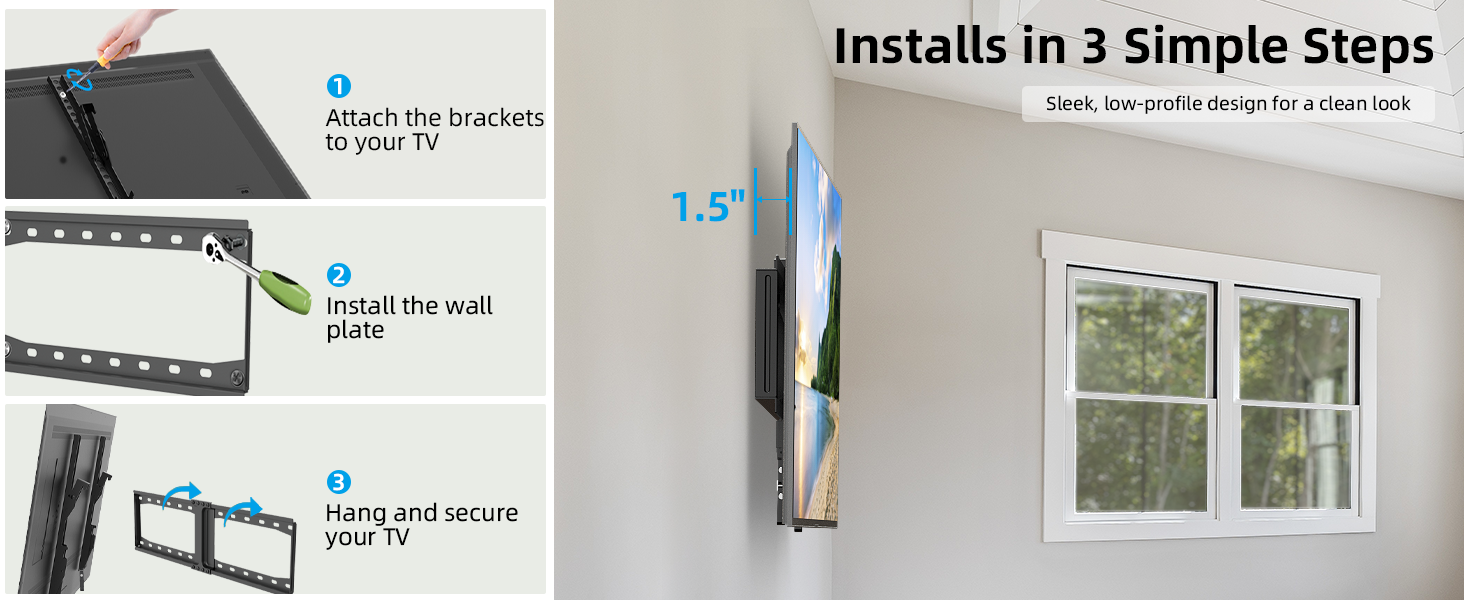 tv mount 50+ in