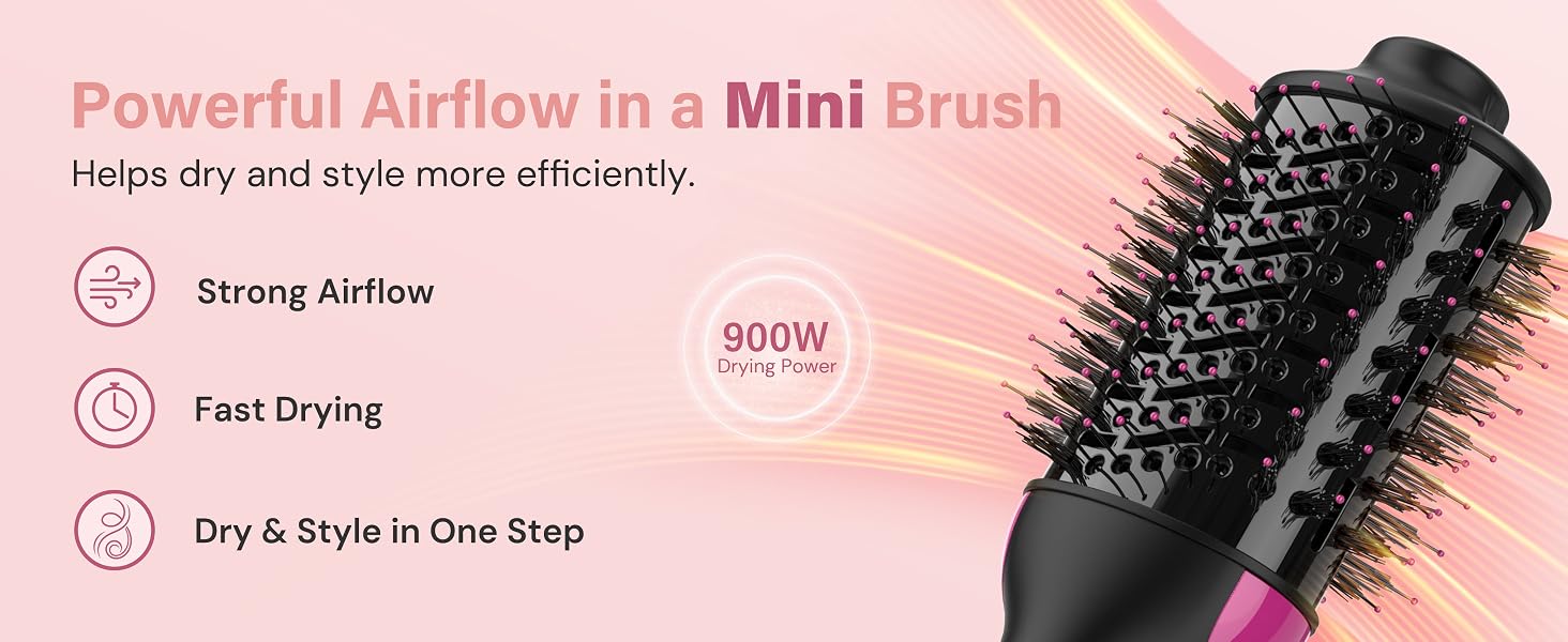 travel hair dryer brush