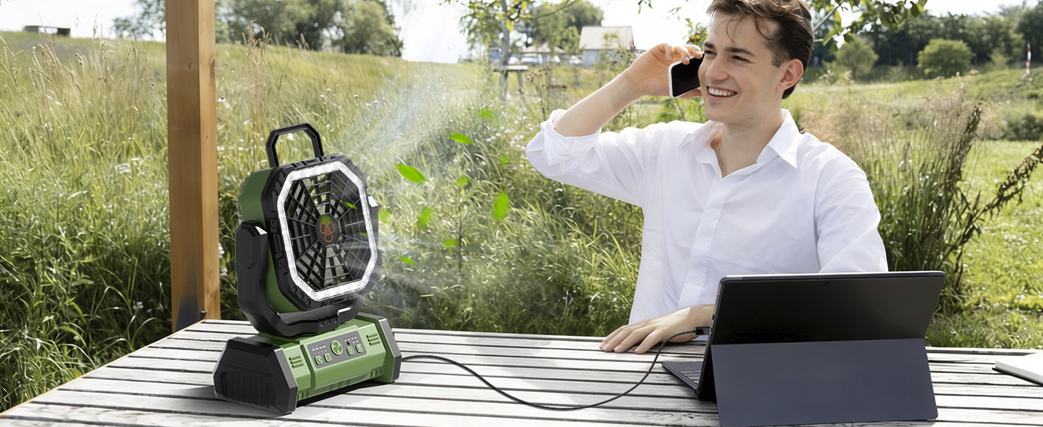 battery powered fan