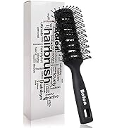 Vent Hair Brush, 11 Row Vented Hairbrush for Men and Women, Vent Brushes With Ball Tipped Bristle...