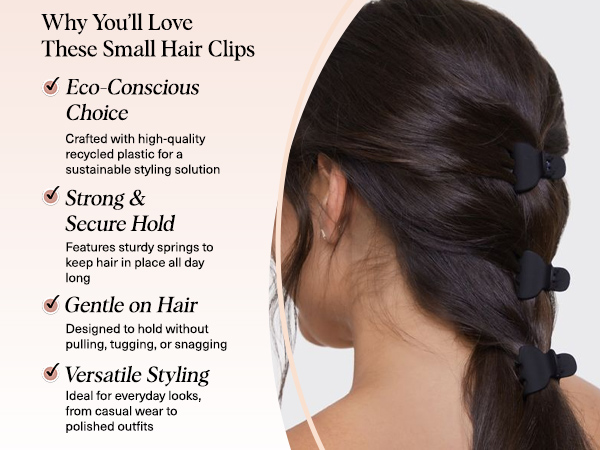 Kitsch Small Hair Clips for Women Stylish Baby Hair Clips