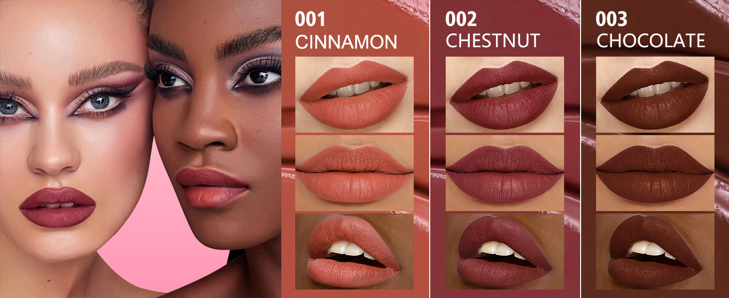 brown lipstick