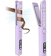Novus Airflow Styler Curling Iron, Ceramic Flat Iron Hair Straightener and Curler 2 in 1, Profess...