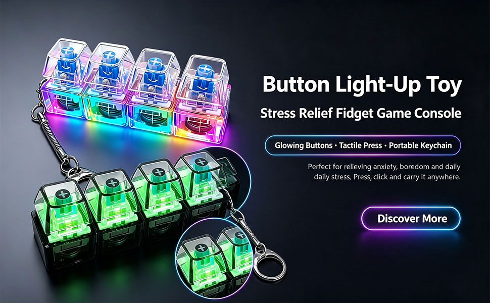 Keyboard Fidget Keychain