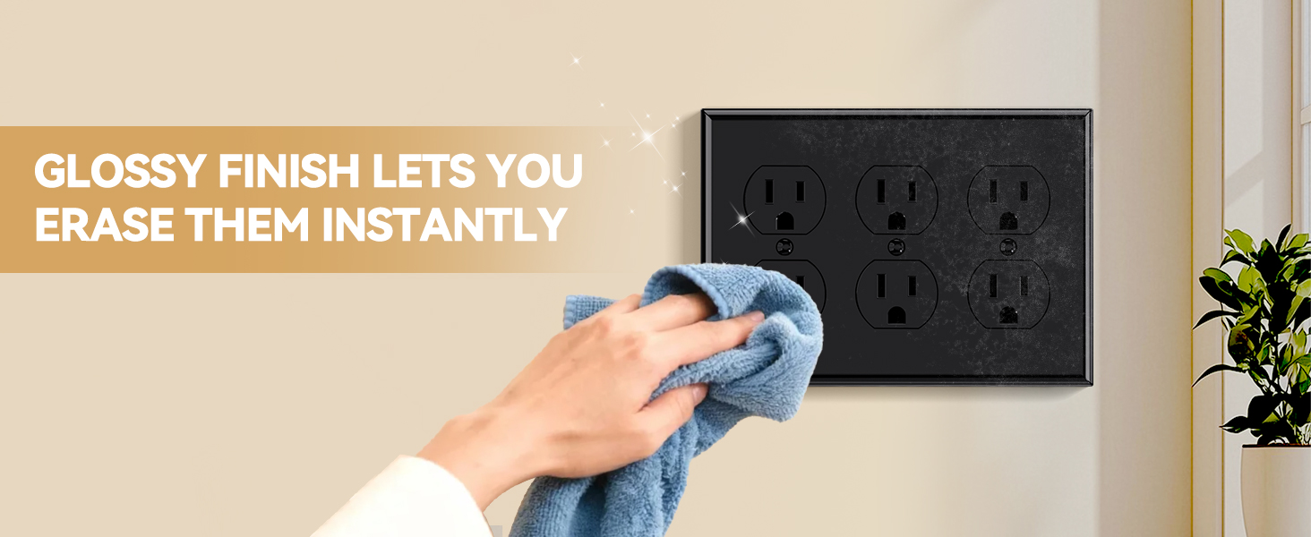 3 Gang Standard Duplex Switch Wall Plate
