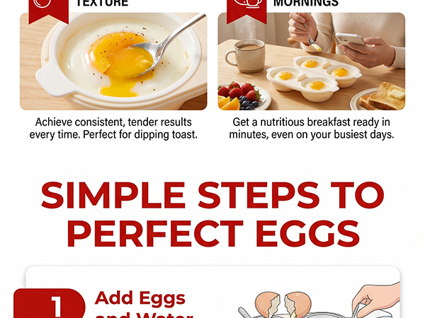 Li&amp;amp;Zhao 4 Cavity Microwave Egg Poache