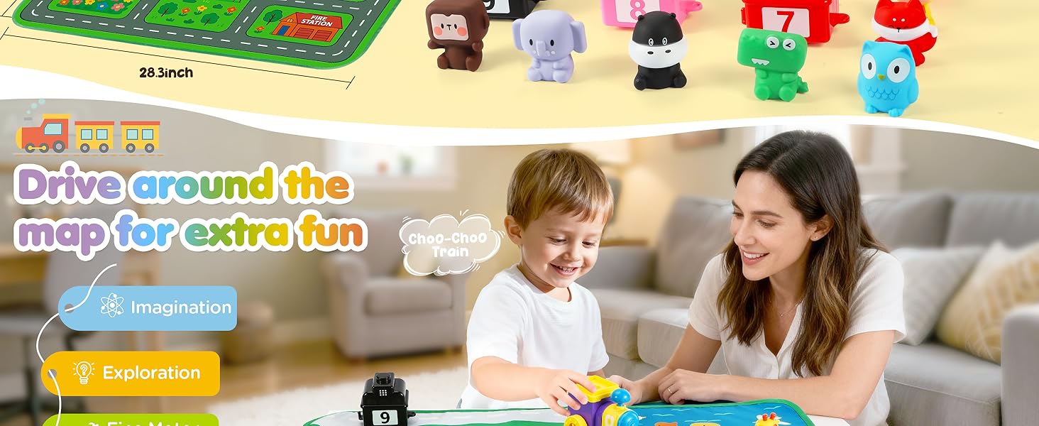 Montessori Learning Toys for 1 2 3 Years Old Boy Girl Toddler