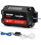 FIERYRED Test-Button Trailer Breakaway Kit with LiFePO4 Battery and Charger, Integrated 5AMH Batt...