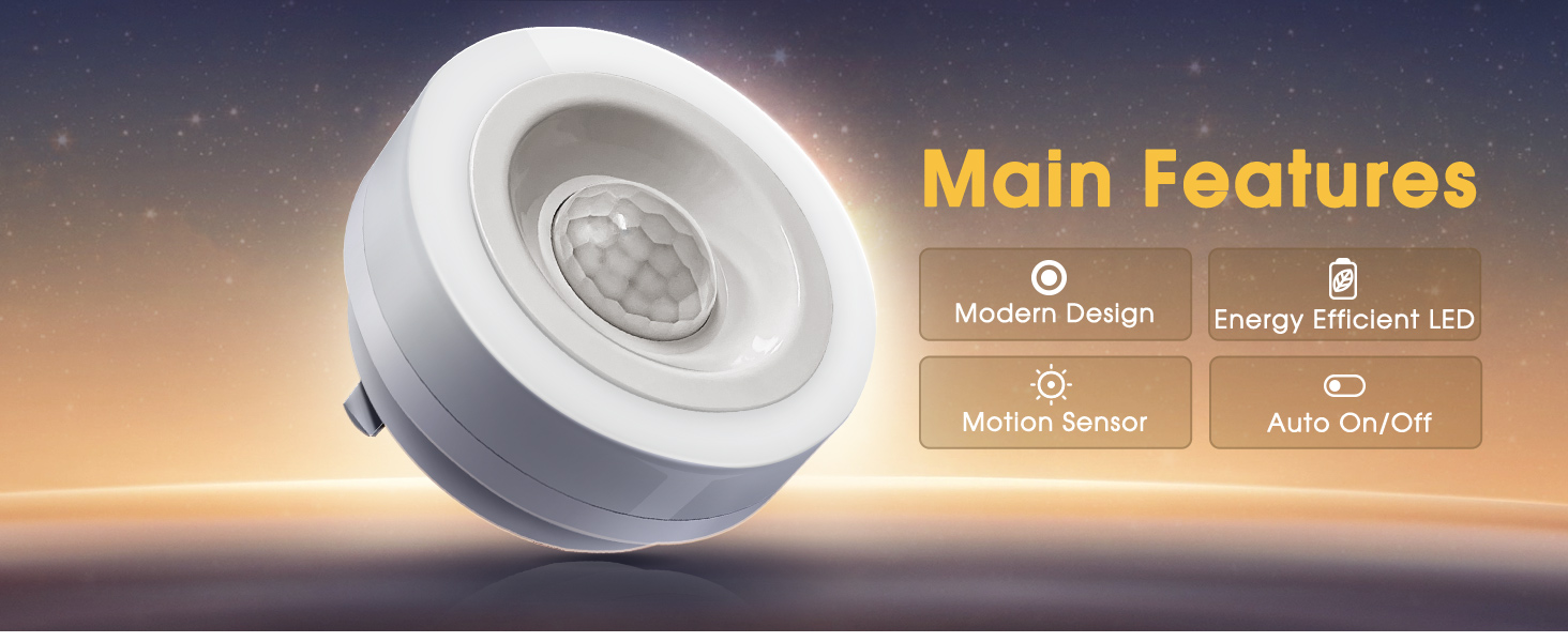 led night light motion sensor