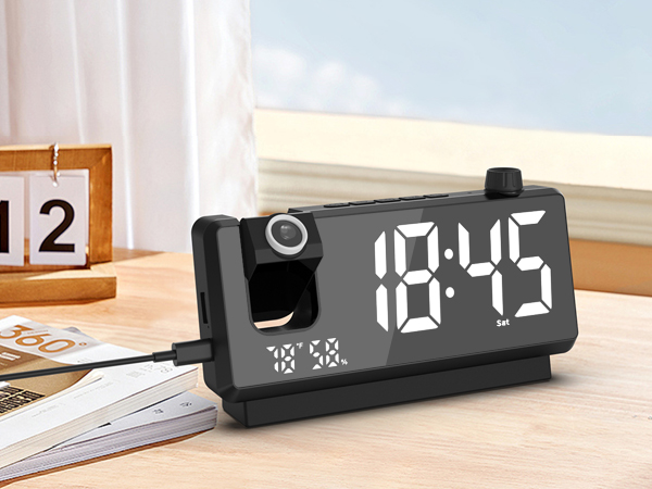Stylish Alarm Clock - Functional Decor for Your Desk