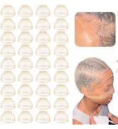 Z-CHARMMY Sheer HD Wig Caps for Lace Front Wig, 36 Pieces Non Slip Bald Stocking Caps for Women, ...