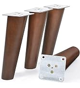 AORYVIC Angled Furniture Legs 8 inch Slanted Wood Legs for Ottoman Bench Coffee Table Pack of 4
