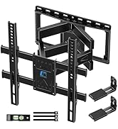 HOME VISION TV Wall Mount for 32-70 Inch TV with Soundbar Bracket, Full Motion TV Mount with Arti...