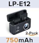 LP-E12 2 PACK 750mAh Battery