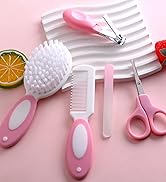 Baby Grooming Kit,Baby Health Care Kit,Baby Brush Soft Bristles 5 pcs Baby Nail Kit Nursery Care ...