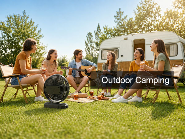 camping rechargeable fan