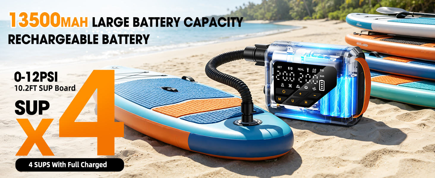 paddle board electric pump