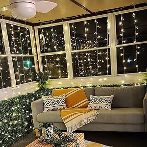 curtain lights for sunroom