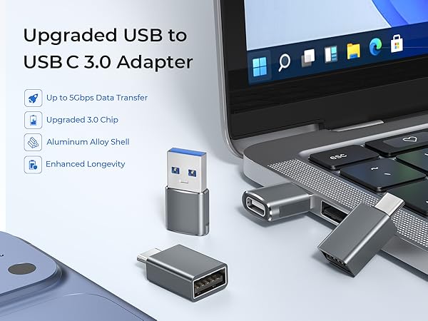 Upgraded USB to USBC 3.0 Adapter
