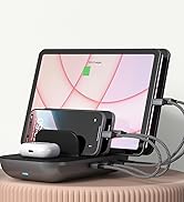 Satechi Multi Device Charging Station with Wireless Charging - for iPad Air/Pro M4/M3/M2/M1, MacB...