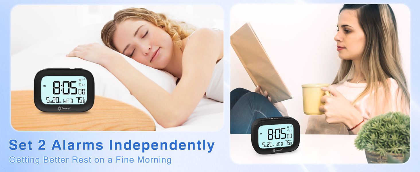 alarm clocks for bedrooms