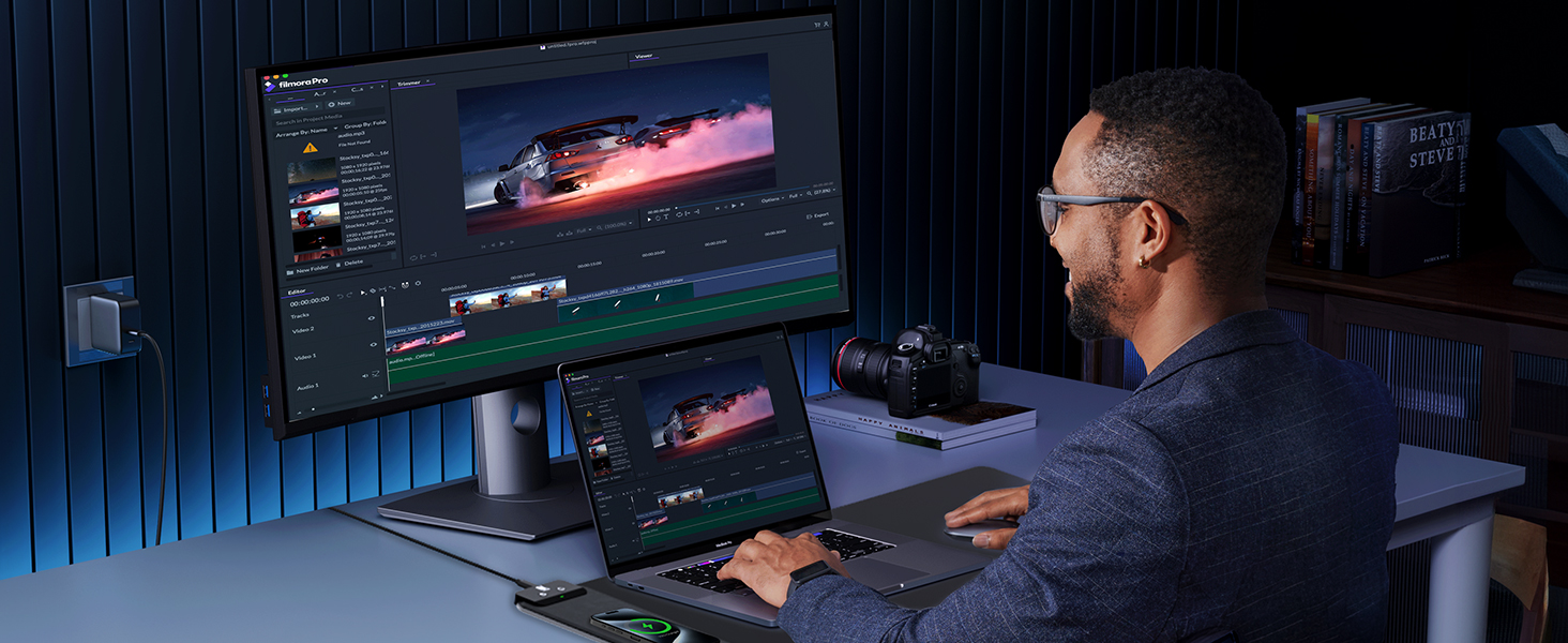 wireless charging mouse pad