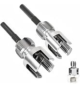 SOPAMI Internal &amp; External Pipe Threader, 2-in-1 Tool Set with 1/2" 3/4" Dies for Electric Drill,...