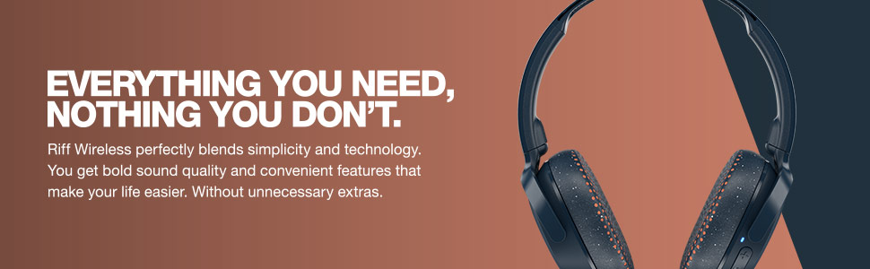 Riff Wireless On-Ear Headphones Description