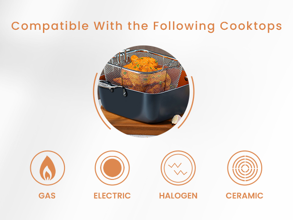 Copper Pots and Pans Set Nonstick Cookware Set, Pot and Pan Set, Kitchen Cookware Sets, Ceramic