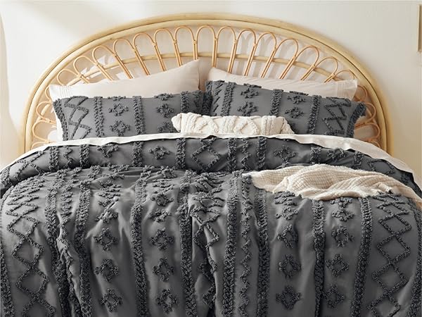 Terracotta Boho Bedding Comforter Set