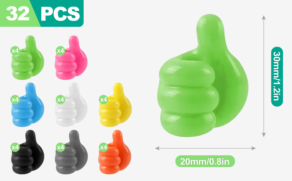 Creative Silicone Thumbs Up Wall Hooks
