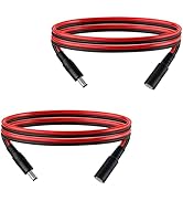 3.3FT 5.5mm×2.1mm DC Power Extension Cord 14AWG Male to Female Connector 5521 Connector for LED S...