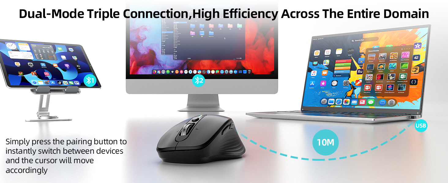 Multi-Device Ergonomic Mouse