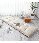 BALAPET Floor Lounger Pillow,Foldable Light Thick Tufted Floor Pillow Cushion with Elasticized we...