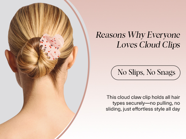 Hair Clips for Women Strong Hold Claw Clips Thick or Thin Hair Recycled Plastic Non Slip Durable