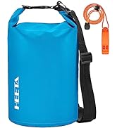 HEETA Waterproof Dry Bag for Women Men(Upgraded Version) 5L/10L/20L/30L/40L Roll Top Lightweight ...