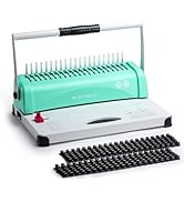 OFFNOVA Binding Machine, 21-Hole 450 Sheets Paper Comb Binding Machine for Letter Size / A4 / A5 ...