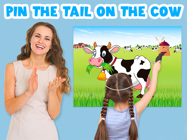 Pin The Tail on The Cow