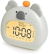 BANDIANCY Cute Koala Alarm Clocks, Kids Alarm Clock, Cute Nightlight LCD Backlit, Luminous, Snooz...