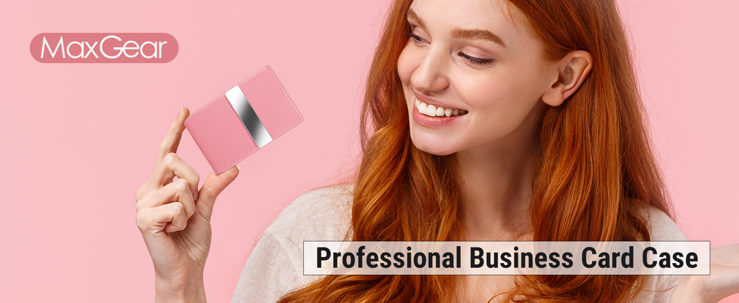 PU Leather Business Card Case