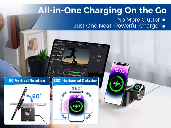 iphone charger stand